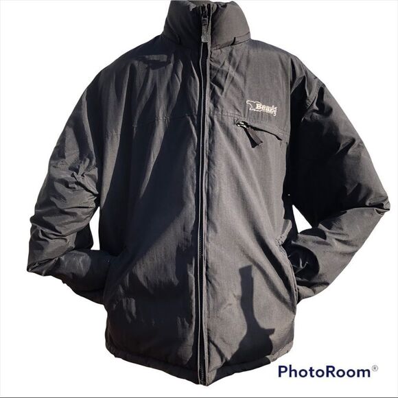 Bears USA Size S Down Puffy Black Jacket! - Picture 9 of 11